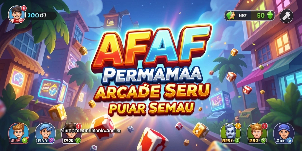 Screenshot AFAF menampilkan gameplay Arcade yang seru dan dinamis.
