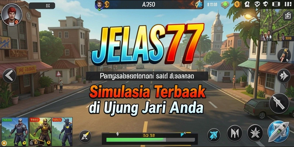 Tampilan gameplay menarik dari JELAS777 dalam simulasi.