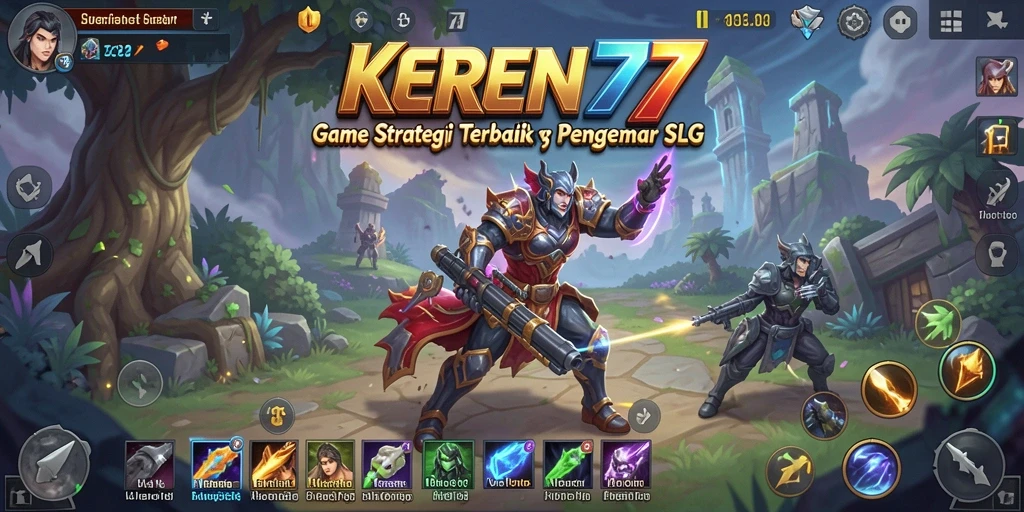 Tampilan gameplay KEREN77 menampilkan strategi membangun kerajaan yang mendebarkan.