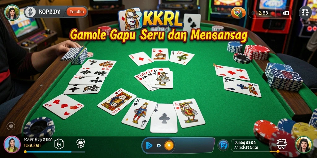 Screenshot memberikan gambaran gameplay Gaple yang seru.