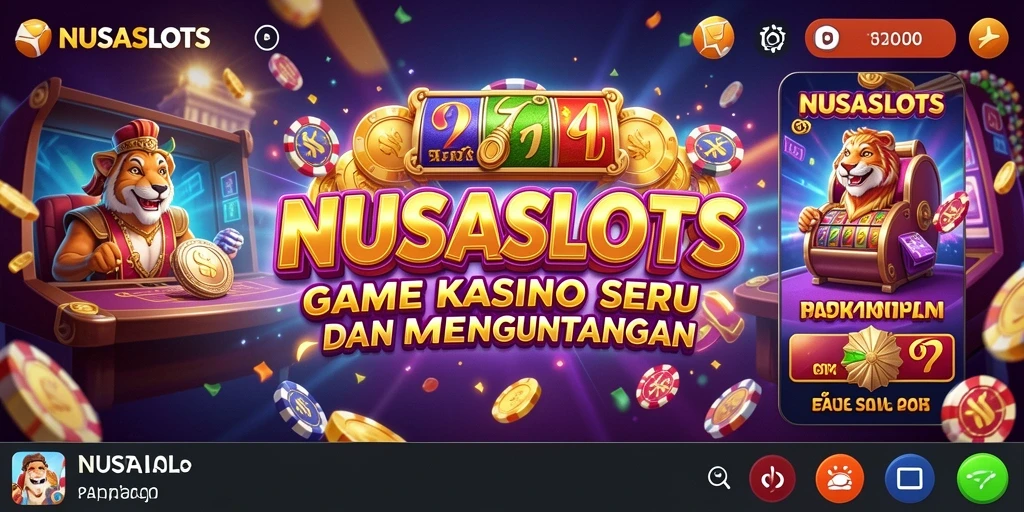 Tampilan gameplay menarik dari NUSASLOTS dengan beragam pilihan slot.