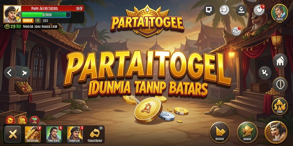 Tampilan gameplay PARTAITOGEL dalam dunia Open World yang luas.
