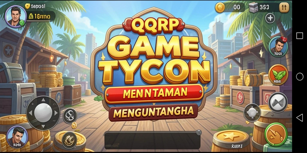 Tampilan gameplay QQRP dengan grafis yang menarik dan interaksi yang seru.